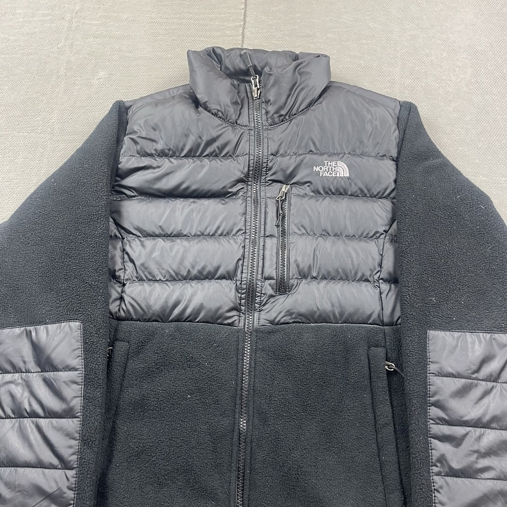 The North Face Denali 550 Fill Goose Down Puffer Jacket Womens Medium Black - Picture 2 of 13